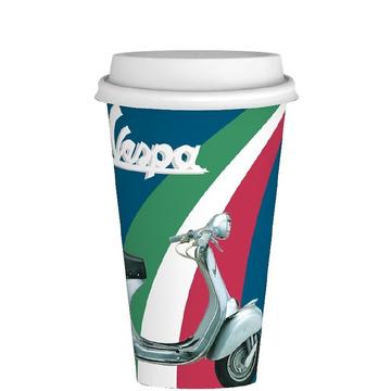 BLUE ITALIAN FLAG VESPA pohár