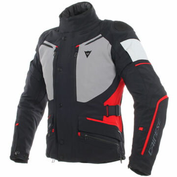 Dainese CARVE MASTER 2 GORE-TEX® JACKET, BLACK/FROST-GREY/RED