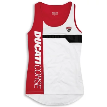 Ducati Track 21 fehér női póló 
