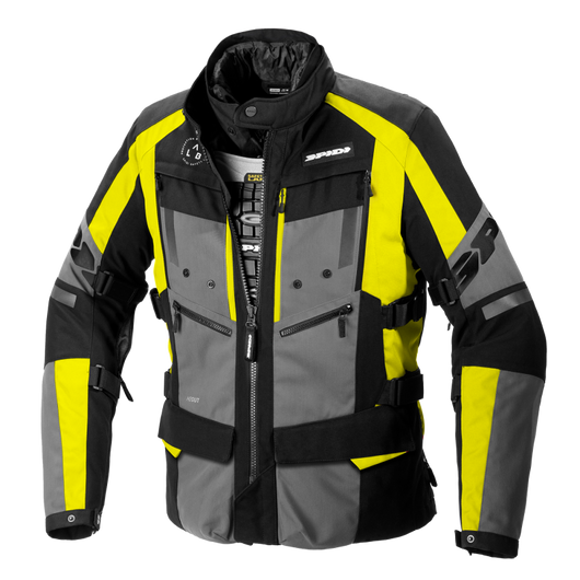 Kabát 4 Season Evo Fekete-szürke-fluo sárga