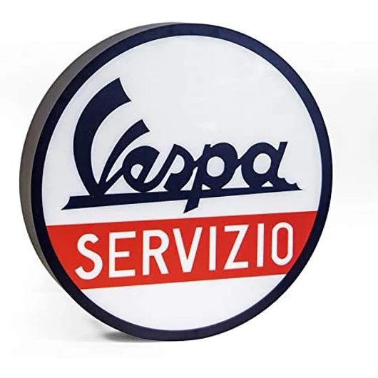 SERVIZIO VESPA világítós falitábla