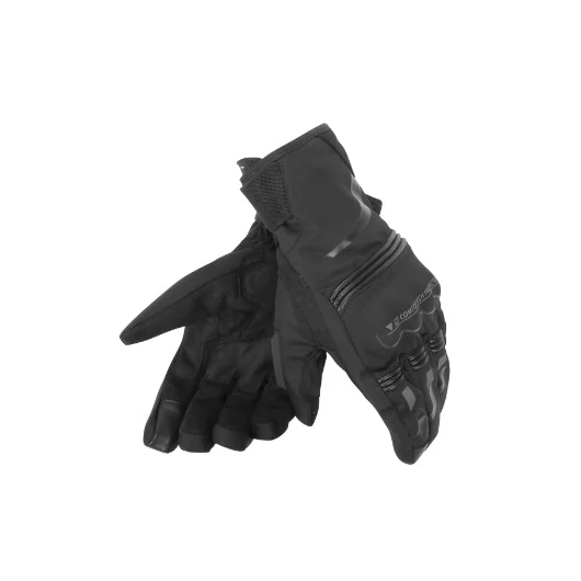 Dainese TEMPEST UNISEX D-DRY® SHORT GLOVES fekete kesztyű