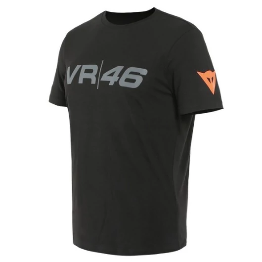Dainese VR46 PIT LANE T-SHIRT, BLACK/FLUO-YELLOW