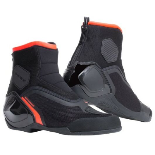 DAINESE DINAMICA D-WP SHOES BLACK/FLUO-RED